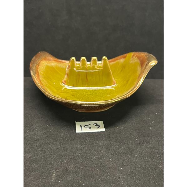 Mid Century Ceramic Ashtray 218 USA Approx: 8x6.25"