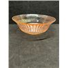 Image 3 : 7 Pink Depression Glass Bowls 2 Serving (8.5") & 5 Smaller bowls (5.75")