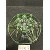 Image 4 : Small Green Depression Glass Bowl Uranium? Approx: 5"W 2"T