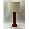 Image 1 : Mid Century Teak Table Lamp Tri-Light Works Approx: 27.5"T 15"W