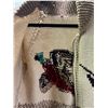 Image 8 : Hand Knit Wool Sweater - Hunting Theme Approx: S/M (see description)