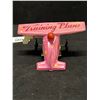 Image 3 : Metal / Tin Wind Up Training Plane MS-011 China Approx: 3.25"L 4"W