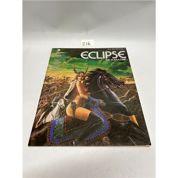 Eclipse The Magazine Comic May 1981 #1 Good Condition 64 pgs (see pics)