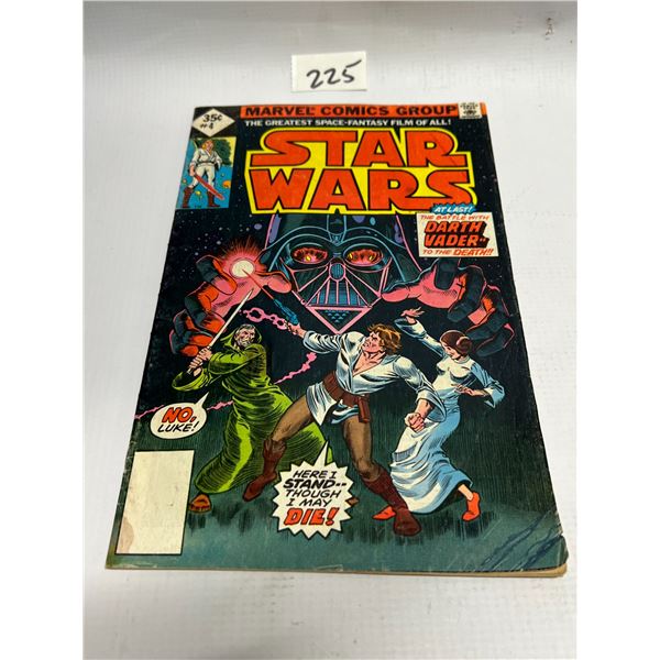 Marvel Comics Star Wars #4 Darth Vader Battle (see description)