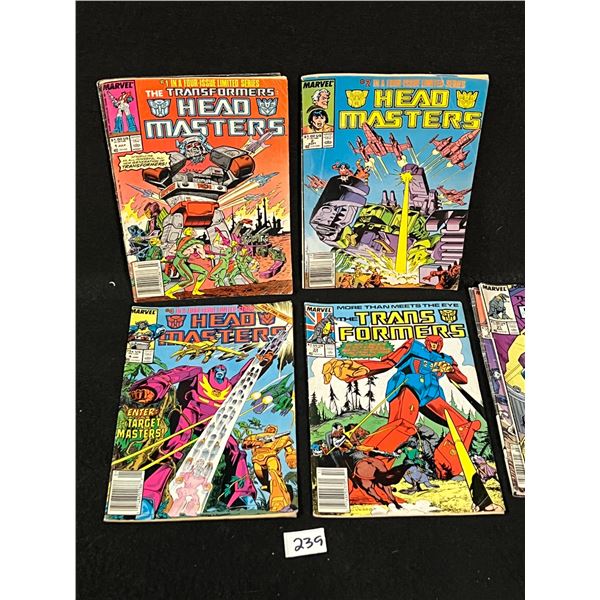 6 Marvel The Transformers Comics Poor to Good condition (see pics)