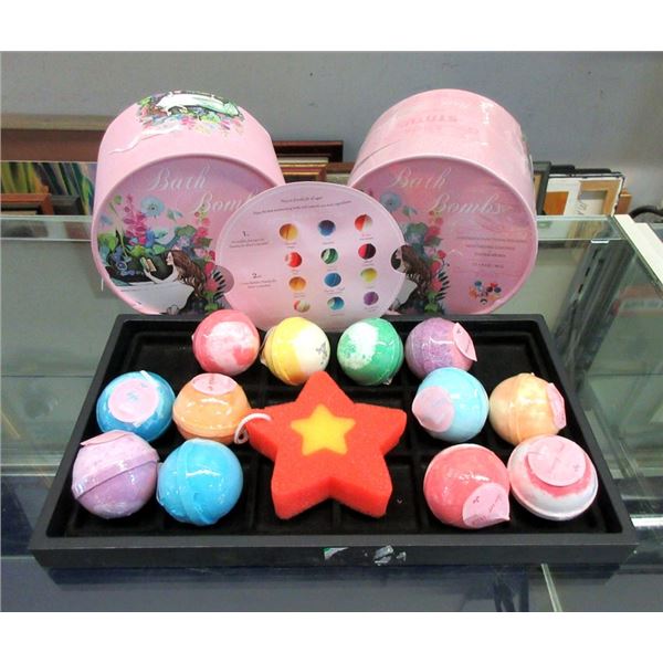 2 New Deluxe 12 Piece Stntus Bath Bomb Sets