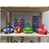 Image 1 : 6 Piece Lot of Super Hero & Cartoon Collectibles