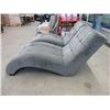 Image 2 : Grey Microfiber Chaise - Store Return