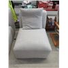 Image 1 : Grey Fabric Upholstered Accent Chair