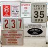 Image 1 : 9 Assorted Signs - Some are movie props