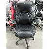 Image 1 : Black Bonded Leather Office Chair