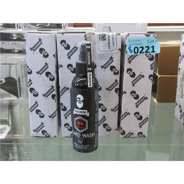 8 x 100 ml Muuchstac Cherish Beard Wash
