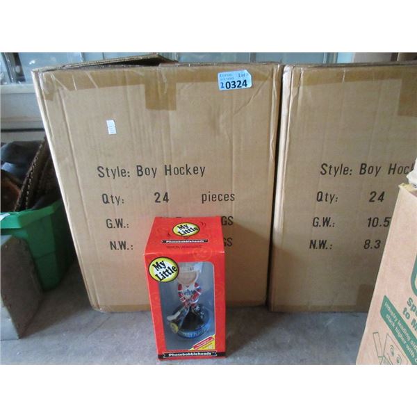 2 Cases of New Hockey Bobble Head Dolls