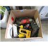 Image 1 : Box of Assorted Corded Power Tools
