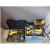 Image 1 : DeWalt Drill in Case & Crate of DeWalt Tools