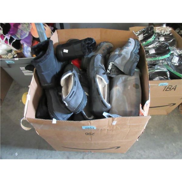 Large Box of Assorted New Footwear