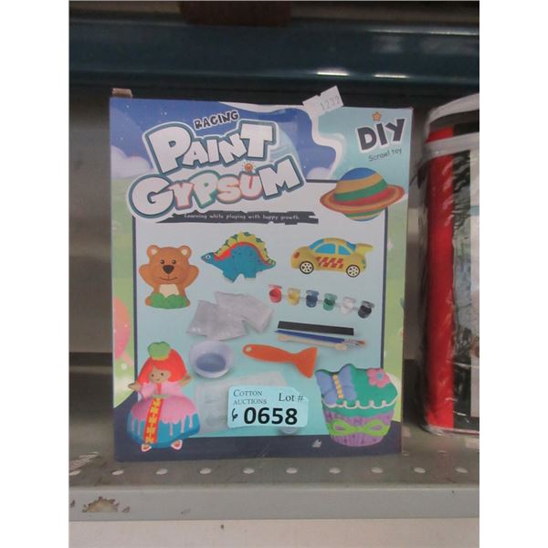 6 New Paint Gypsum Fridge Magnet Kits