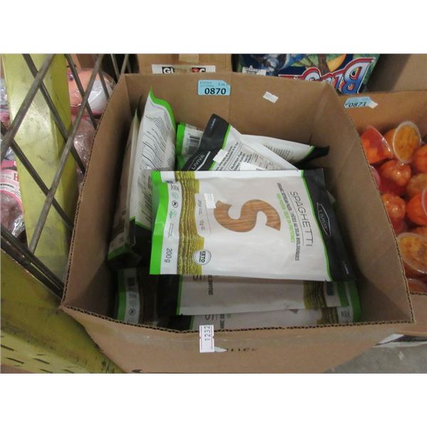 Box of Livia Soybean Spaghetti