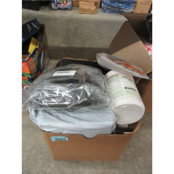 Box of 4 Go Pro Cases, Grow Bags and More