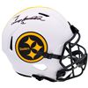 Image 1 : TERRY BRADSHAW SIGNED STEELERS FULL SIZE LUNAR ECLIPSE HELMET (BECKETT COA)