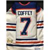 Image 1 : PAUL COFFEY SIGNED CCM EDMONTON OILERS JERSEY (AJ COA)