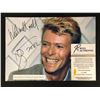 Image 2 : DAVID BOWIE SIGNED 8 X 10 (RA COA)