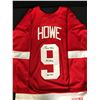 Image 1 : GORDIE HOWE SIGNED DETROIT RED WINGS CCM JERSEY WITH INSCRIPTIONS (PASTIME COA)