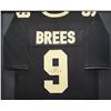 Image 2 : DREW BREES SIGNED AND CUSTOM FRAMED NEW ORLEANS JERSEY (BECKETT COA)