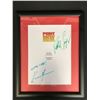 Image 1 : POINT BREAK CAST SIGNED SCRIPT COVER FRAMED (RA COA)