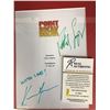 Image 2 : POINT BREAK CAST SIGNED SCRIPT COVER FRAMED (RA COA)