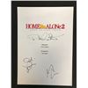 Image 1 : HOME ALONE 2 CAST SIGNED SCRIPT COVER (RA COA)