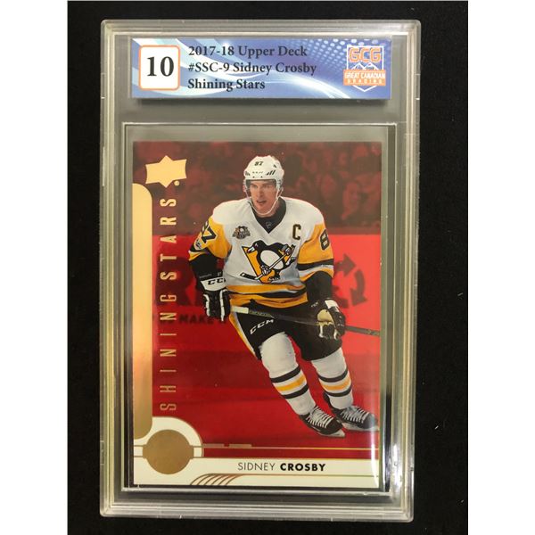 2017-18 UD NO.SSC-9 SIDNEY CROSBY SHINING STARS (GCG 10)