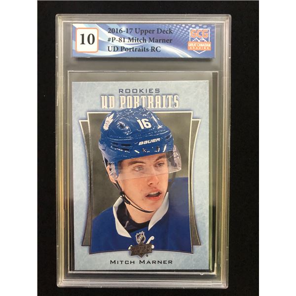 2016-17 UD NO.P-81 MITCH MARNER UD PORTRAITS RC (GCG 10)