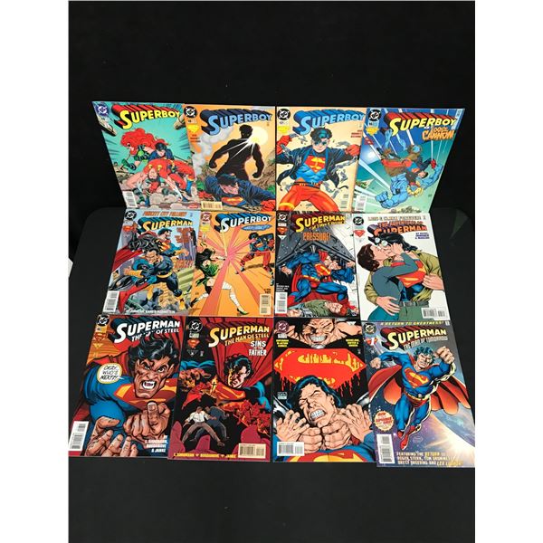 SUPERBOY/ SUPERMAN COMIC BOOK LOT (DC COMICS)