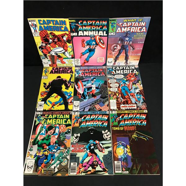 CAPTAIN AMERICA COMIC BOOK LOT (MARVEL COMICS)