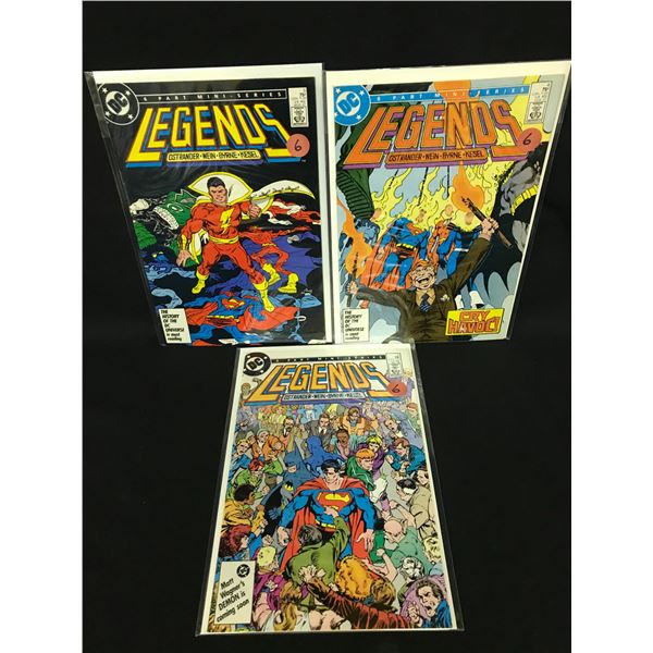 LEGENDS COMIC BOOK LOT (DC COMICS)