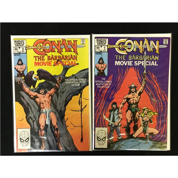 CONAN The Barbarian Movie Special #1-2 (MARVEL COMICS)