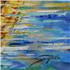 Image 2 : Vadik Suljakov, "Azure Reflections" Original Oil Painting on Canvas, Hand Signed with Letter of Auth