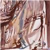 Image 2 : Marta Wiley, Framed Original Mixed Media Painting on Canvas, Hand Signed and Thumb Printed with Lett