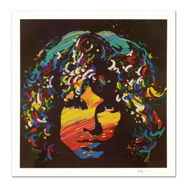 KAT, "Jim Morrison" Limited Edition Lithograph, Numbered and Hand Signed with Certificate of Authent