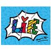 Image 1 : Britto, "Dream Life (Blue)" Hand Signed Limited Edition Giclee on Canvas; Authenticated