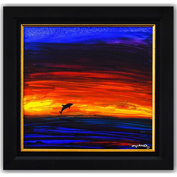 Wyland- Original Painting on Canvas "Dolphin"