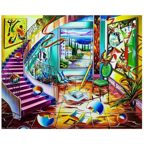 Alexander Astahov- Original Oil on Canvas "Good Morning Sunshine"