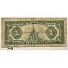 Image 2 : 1923 CANADIAN $1 LARGE BILL W/ BLUE SEAL
