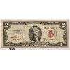 Image 1 : 1953 USA $2 BILL W/ RED SEAL