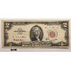 Image 1 : 1963 USA $2 BILL W/ RED SEAL