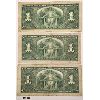 Image 2 : LOT OF 3 - 1937 CANADIAN $1 BILLS