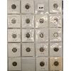 Image 2 : LOT OF 18 - CANADIAN 5 CENT SILVER NICKELS