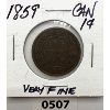 Image 1 : 1859 CANADIAN LARGE PENNY