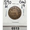 Image 1 : 1890 H CANADIAN LARGE PENNY